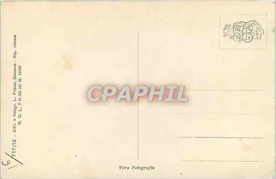 La Mendola - Cima Penegal m. 1738 — Vista sobre o Lago di Caldaro — série 717/12 — Verso