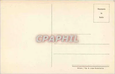 La Madre di Dio «Advocata» — fresk IV wieku — Cœmeterium Maius — wydawca Tip. S. Lega Eucaristica — Rewers