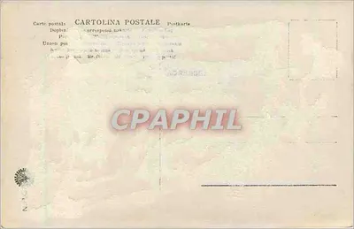 Wenecja — Widok kanału z gondolą i budynkiem gotyckim — Scutto 828 — Rewers