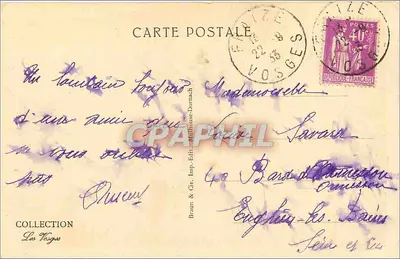 Cachoeira do Rudlin — editor Braun & Cie, Imp. Dornach, n° 3285 — Verso