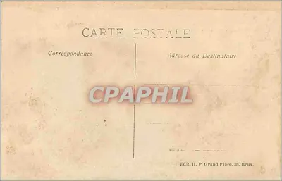 Bruxelas - Palácio de Justiça — editor H. P. Grand Place, Bruxelas — Verso