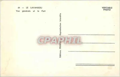Le Lavandou — Vista generale e il Porto — Edizioni PRISÉCO — Verso