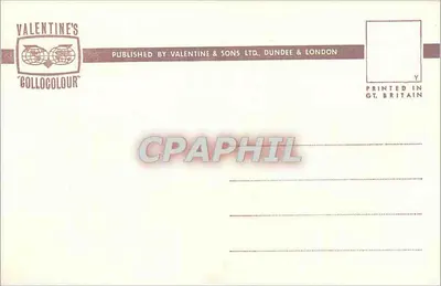 Chiesa parrocchiale di Wellington, Somerset — editore Valentine & Sons Ltd, n° H.3741 — Verso
