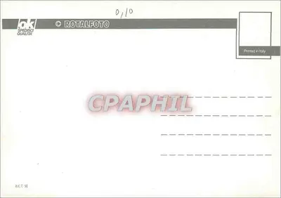 Cielo rosso al tramonto sulle scogliere — Rotalfoto — n° 865 51 — Verso