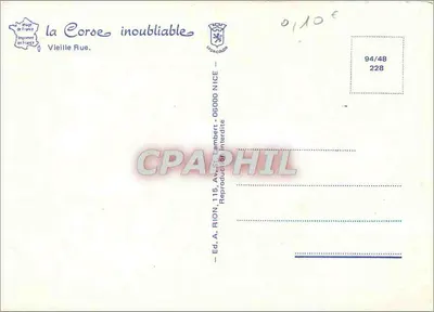 Rua Velha — Rion — Ed. A. Rion — Verso