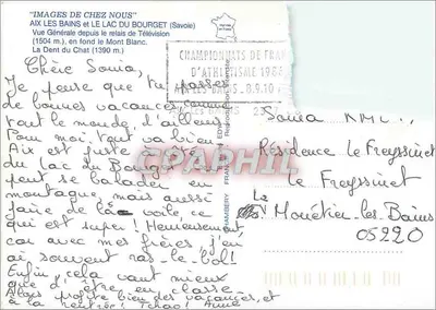 Aix-les-Bains — Vista generale dal Mont du Chat — editore 'Images de Chez Nous' — Verso