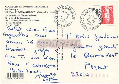 PLOEUC-SUR-LIÉ — vista panorâmica — Verso