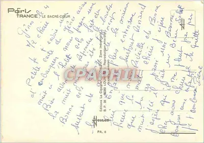 Het Heilig Hart — Parijs — Edities La Cigogne — Achterkant