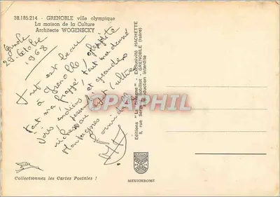 Grenoble — Dom Kultury — Éditeur IRIS — Rewers