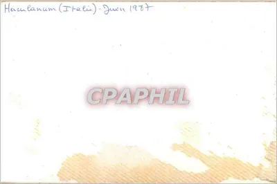 Herculaneum (Włochy) — ruiny antyczne — datowane czerwiec 1987 — Rewers