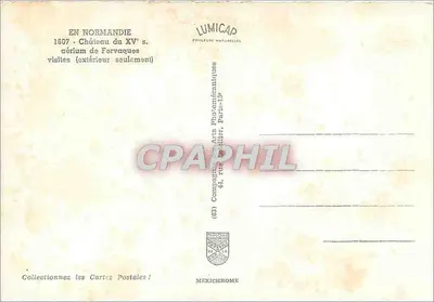 Zamek Fervaques — XV wiek — IRIS — Rewers
