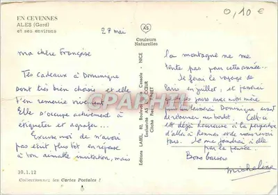 Ales i jego okolice — Cevennes — Wydawnictwo AS Cessole — Rewers