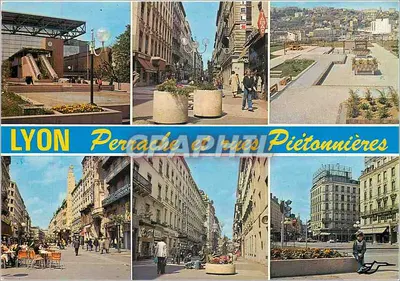 LYON Perrache e ruas Pedonais — Graphithi