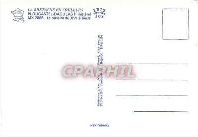 Kaplica w Plougaouet — Finistère — Wydawnictwo Art JOS — Rewers