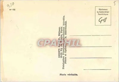 Lembrança do Finistère — Locais variados — Greff & Henrard, n° 122 — Verso