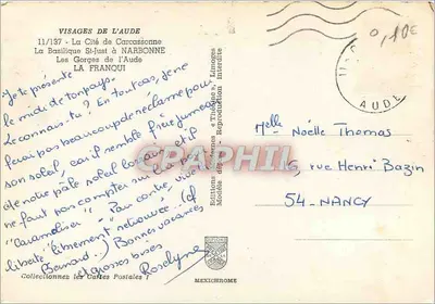 Twarze Aude — Wydawca IRIS, nr 11/137 — Rewers