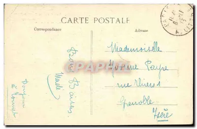 Paris — Igreja de São Germain-des-Prés — Resto da antiga Abadia — editor Médrano, n° 4586 — Verso