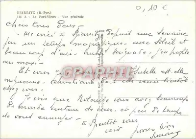 Biarritz (B.-Pyr.) - Port Starego Miasta - Widok ogólny — wydawca Cambier, nr 145 A — Rewers