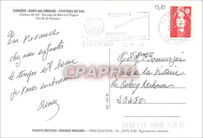Bort-les-Orgues - Castelo de Val — Verso
