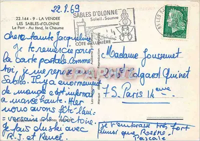Les Sables-d'Olonne — Port, Chaume — Jean — Rewers