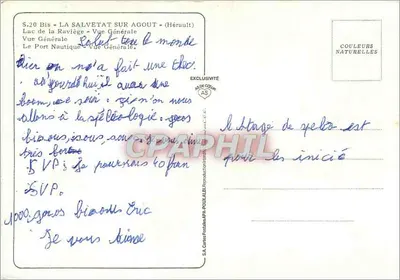 La Salvétat-sur-Agout — Green Station — S.A. Cartes Postales APA-POUDALBI — Back