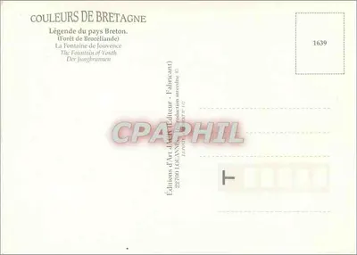 La Fontaine di Giovinezza — Leggenda del Paese Breton — Edizioni d'Arte JACQUET — Verso