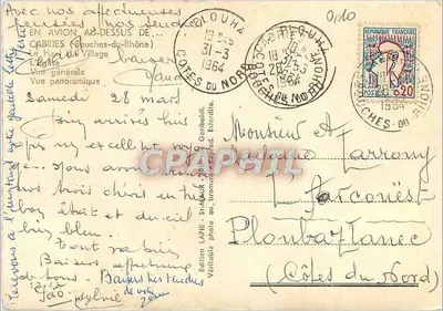 Cabriès — Widok ogólny — Wydawnictwo LAPIE - St-Maur - 1964 — Rewers