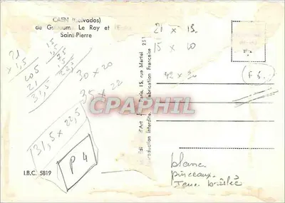 Wieża Mięsna — Caen — Wydawca: Art d'Art, Paryż — Rewers