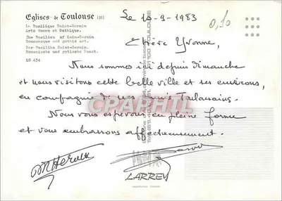 Bazylika św. Sernina — Toulouse — Wydawnictwo Toulouse — Rewers