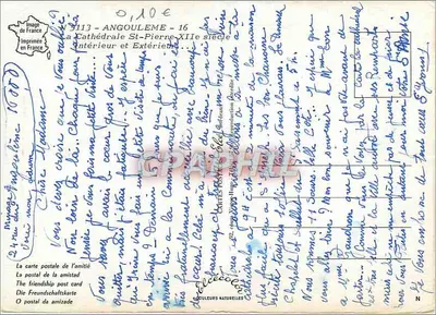 Cattedrale di San Pietro — Angoulême — Editore: , n. 3113 — Verso