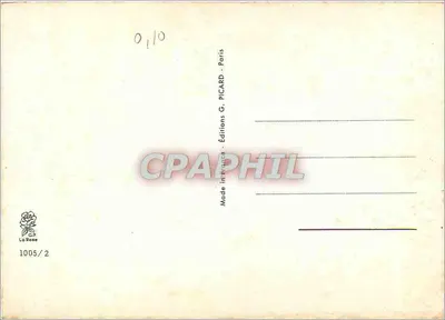 Safari na África — cena de caça — Edições G. Picard, n° 1005/2 — Verso