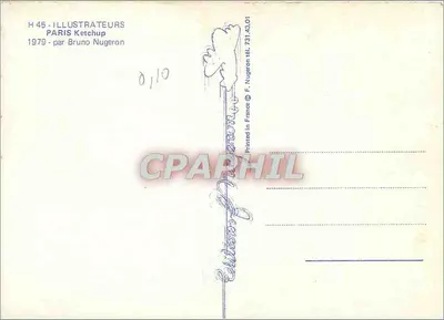 Paryż — miasto na talerzu z ketchupem — Bruno Nugeron — Rewers