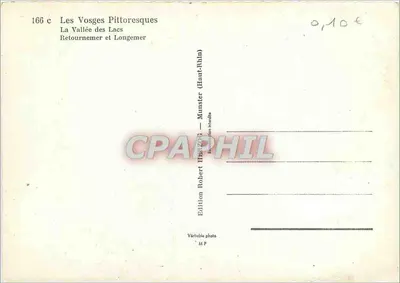 Vosgi — La Valle dei Laghi — Edizione Robert Heitz — Verso