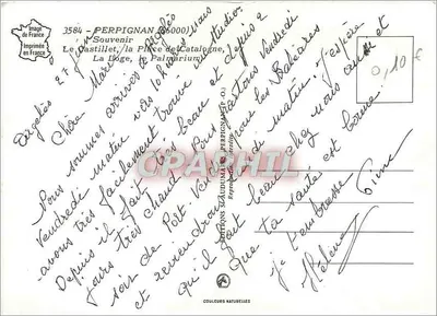Perpignan - Centro da Cidade — Edições S.A. Auduma (P.O.) — Verso