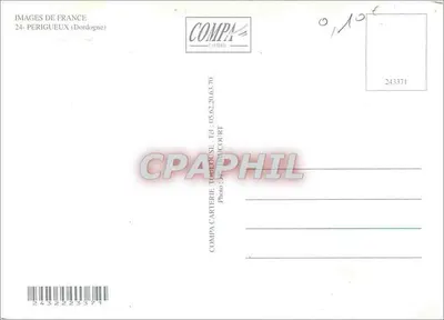 Périgueux — Placówka zamkowa z średniowiecznym wieżowcem — COMPA Kartka pocztowa n°243371 — Rewers