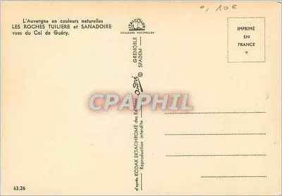 रॉक्स टूइलिएर और सैनाडोइर — कॉल डी ग्यूरी के दृश्य — एडिशन ग्रेनोबल स्पेडन — पीछे