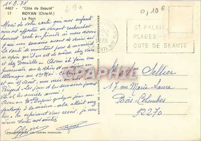 Port — Royan — Wydawnictwo L'Europe Pierron n°4467 — Rewers