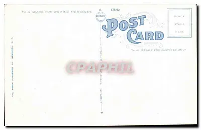 Uitzicht van het portiek over de Hudson, Briarcliff Lodge, Briarcliff, N.Y. — uitgever Ruben Publishing Co., N.Y. — Achterkant