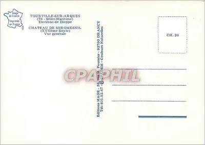 Zamek Miromesnil — Widok ogólny — Éditions MAGE — Rewers