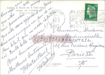 Porto de Hyères — Fortaleza sobre rocha — As Edições na França — Verso