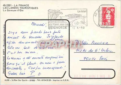 Il Gavage — Le Landes — MOPY — Verso