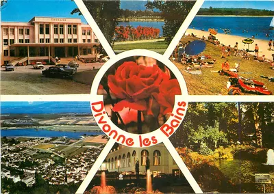 Divonne-les-Bains — vista panorâmica — editor Théophile Vidart