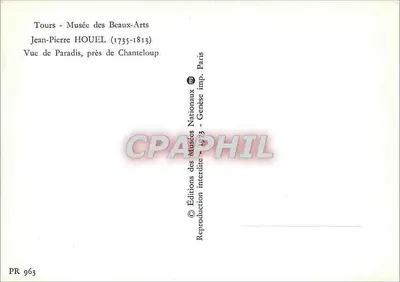 Widok Paradis blisko Chanteloup — Jean-Pierre Houel (1735-1813) — Éditions des Musées Nationaux — Rewers