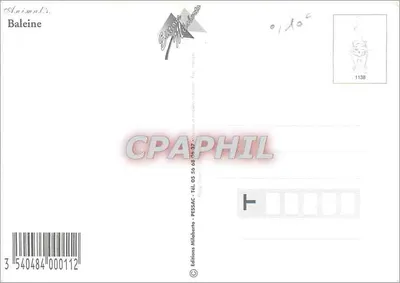 Baleia — Edições Milibarto, n° 000112 — Verso