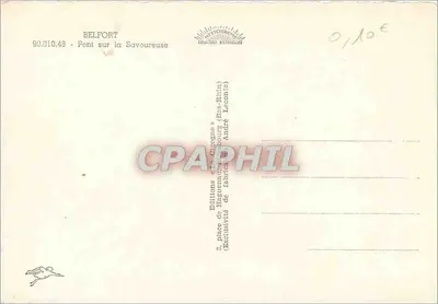 Belfort — Most nad Savoureuse — Wydawnictwo «La Cigogne» — Rewers