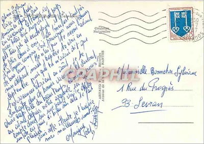 Dives-sur-Mer — Vista geral, a igreja, o porto, as antigas arcadas — Artaud Éditeurs, Nantes — Verso