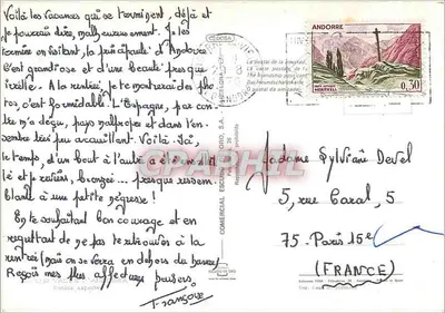 Andorra — vista panorâmica e paisagens montanhosas — editor Andorra — Verso