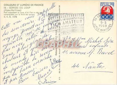 Góry Loup — Most nad rzeką Loup — Wydawnictwo Jean-James — Rewers