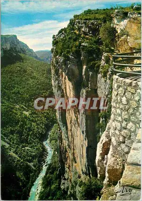 As Gorges Pitorescas do Verdon — dominando o leito do Verdon — Edição TARDY