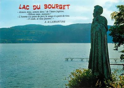LAC DU BOURGET — Estátua de Lamartine — Edições LILLARD, Bron